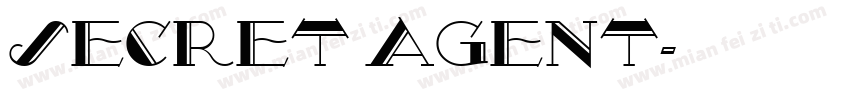 Secret Agent字体转换